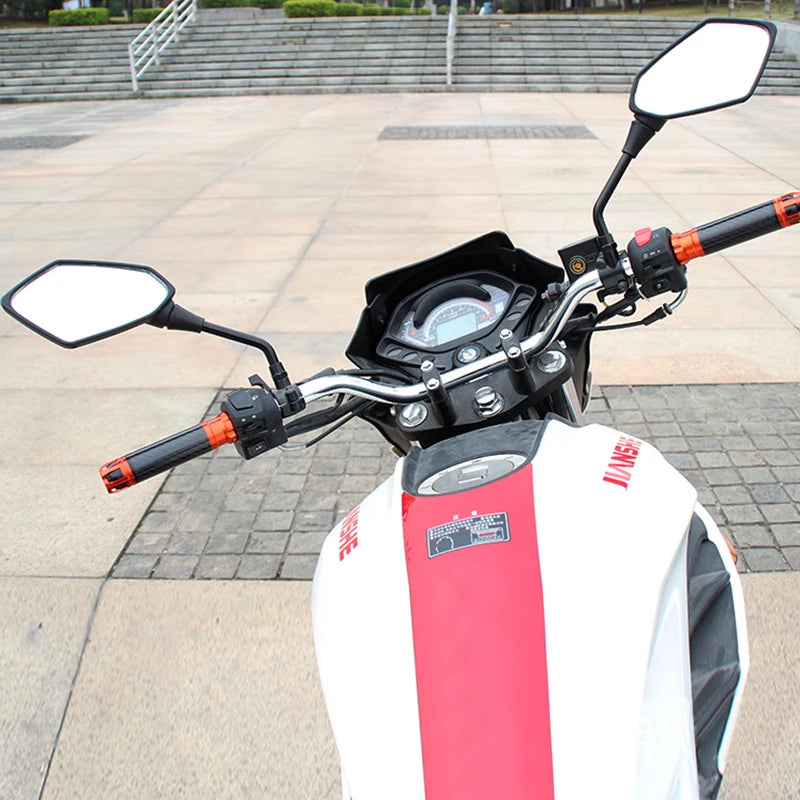 2Pcs/Pair Motorcycle Rearview Mirror Scooter E-Bike Rear View Mirrors