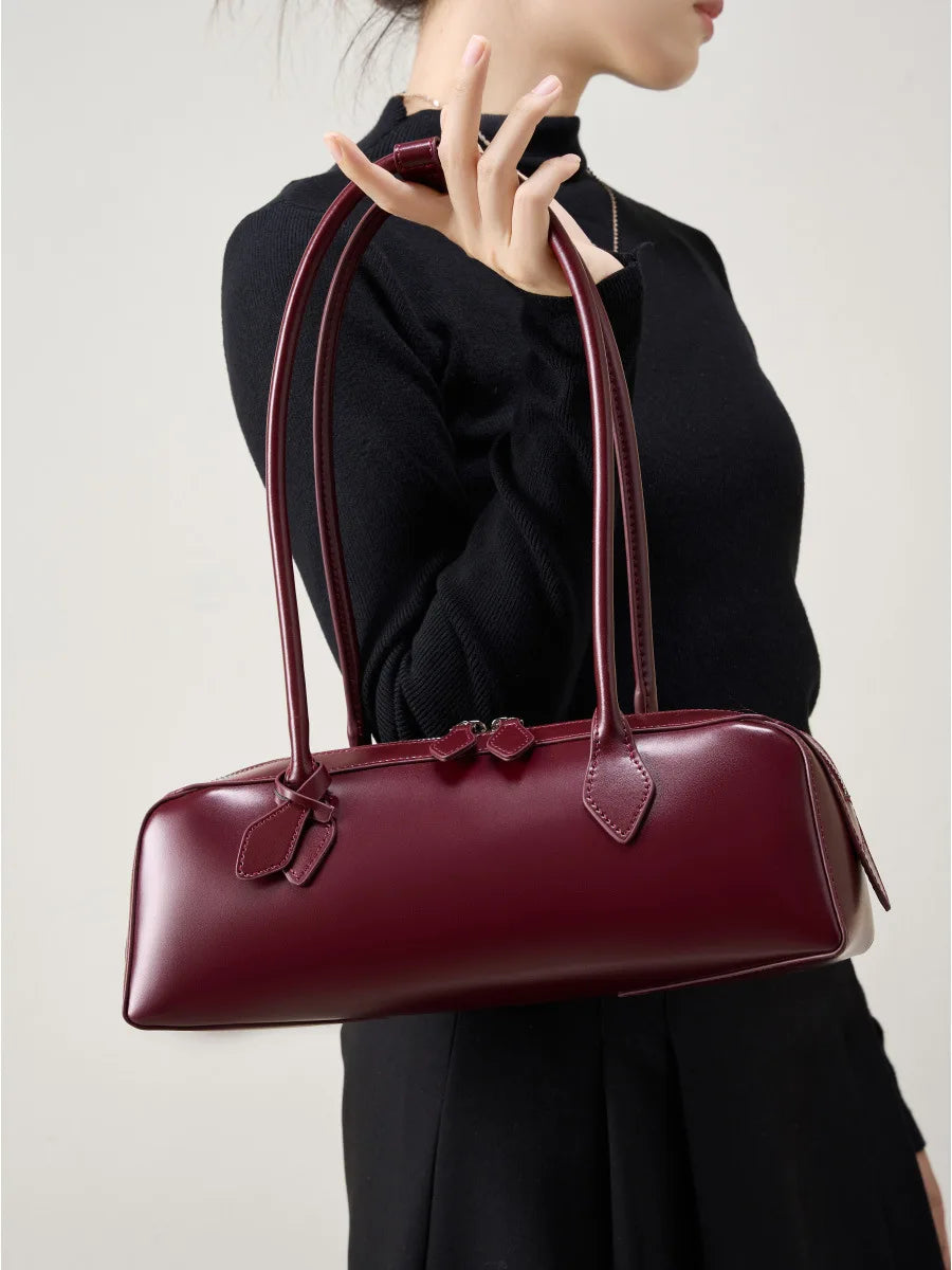 2025 New Genuine Leather Women's Shoulder Bag luxury Cowhide ladies