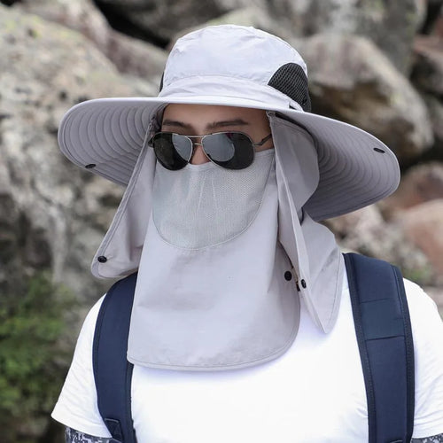 Adjustable Outdoor Fishing Hat Sunscreen Protection Breathable