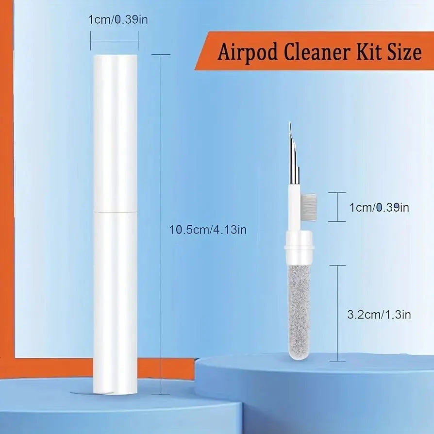 3-in-1 Small Bluetooth Earbud Cleaning Tool Multi-function Cleaning
