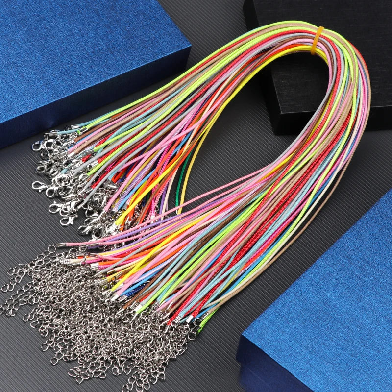 50pccotton waxed cord for handmade DIY gifts - perfect for friends"