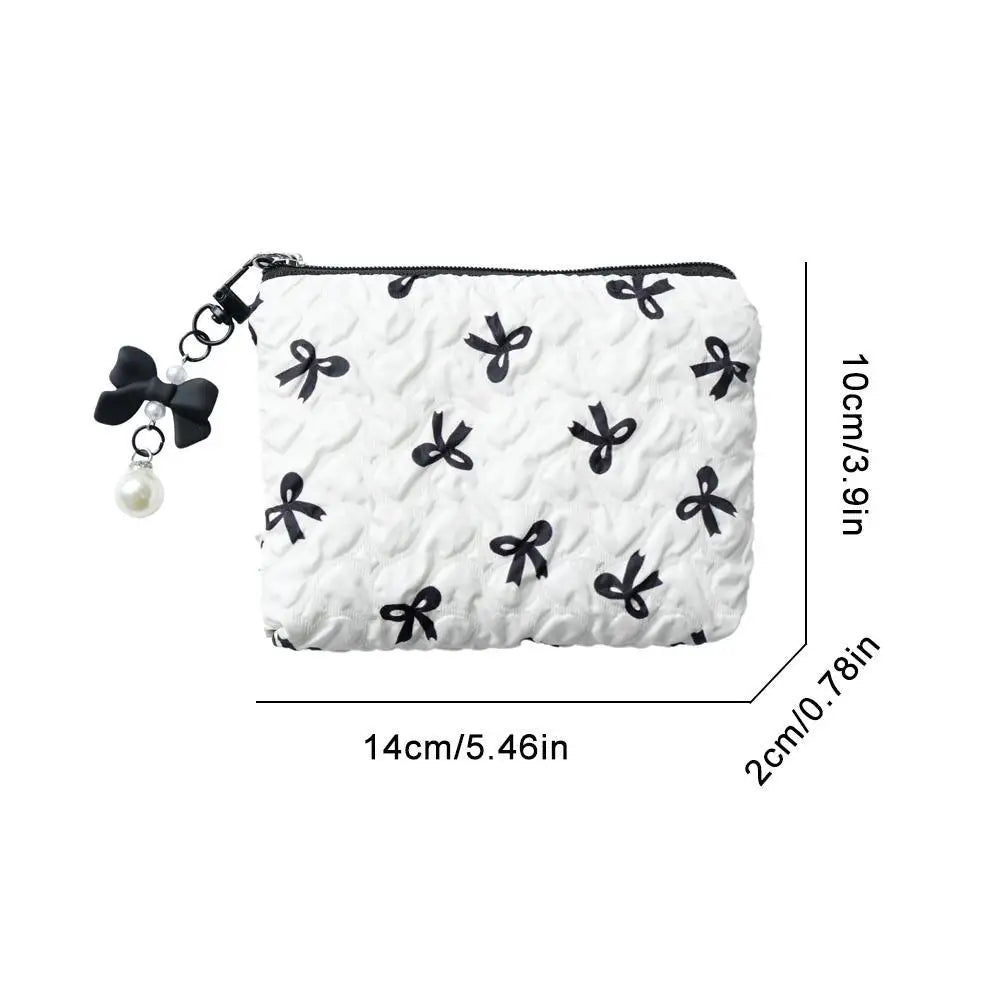 High-end Polyester Makeup Bag for Women Quilted Travel Cosmetic Bag