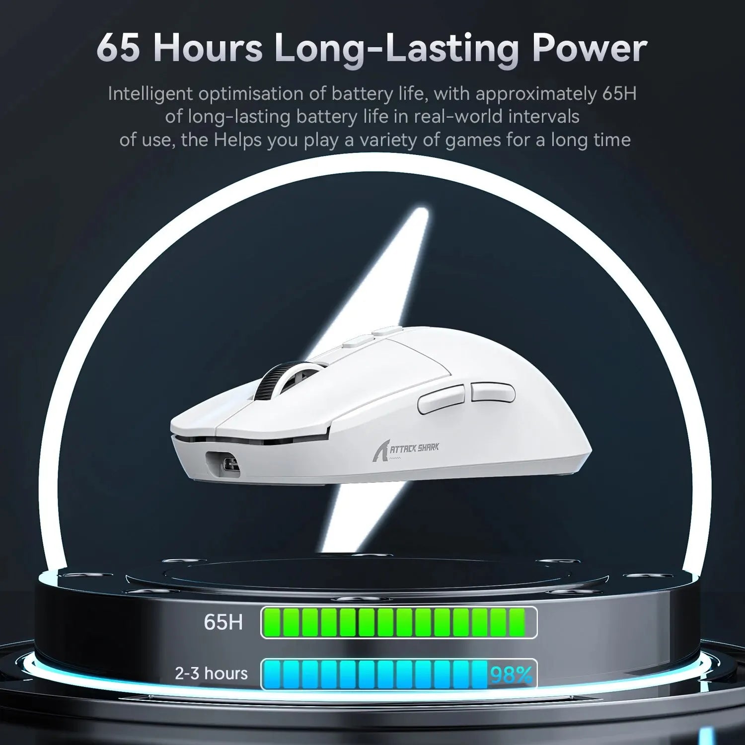 X6 Lightweight Wireless Gaming Mouse with 3 Mode Wired 2.4G BT5.2 Up