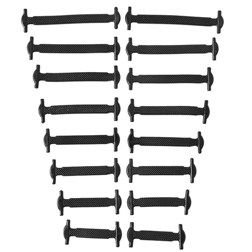 16pcs/lot Silicone Shoelaces No Tie Shoelaces 12 colors Elastic Lace