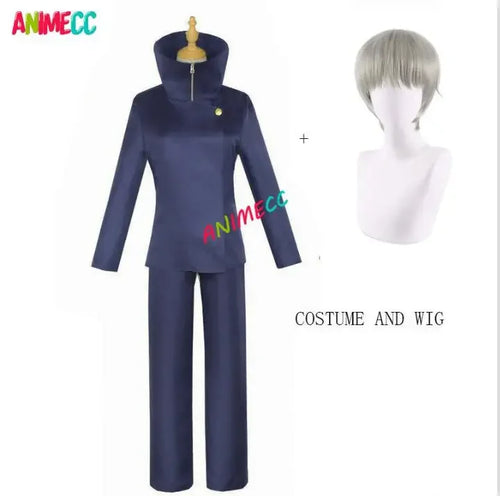 ANIMECC in Stock S-2xL Toge Inumaki Cosplay Costume Wig Tattoo Sticker