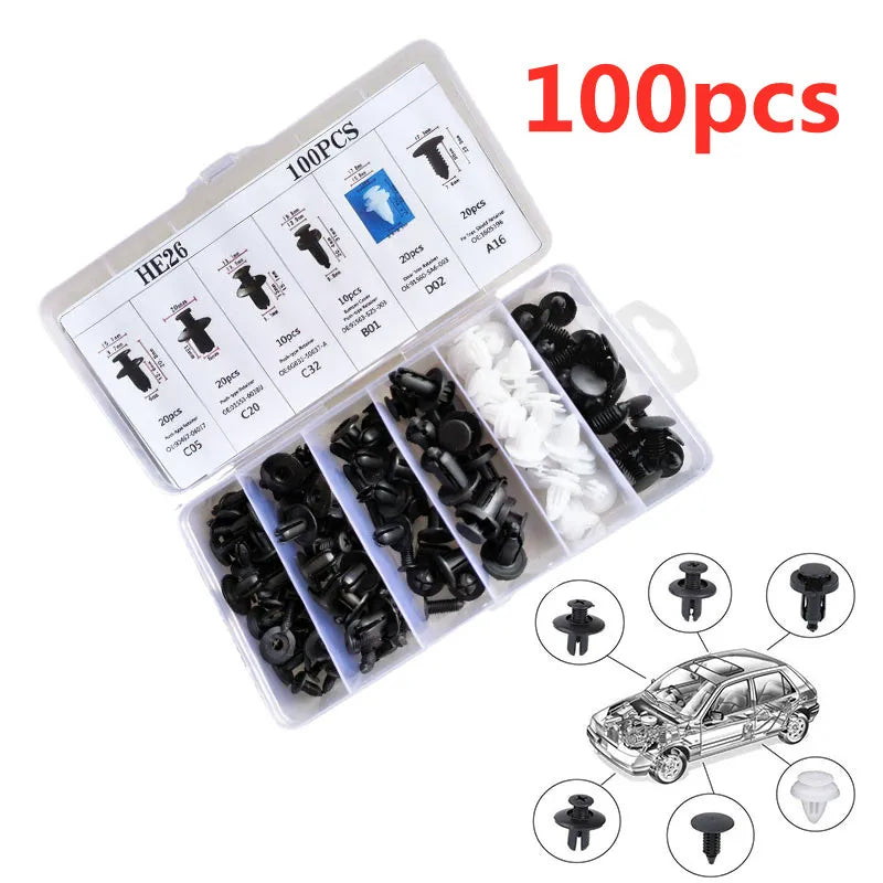 Auto Fastener Clip Car Fender Push Retainer Pin Rivet Bumper for Door