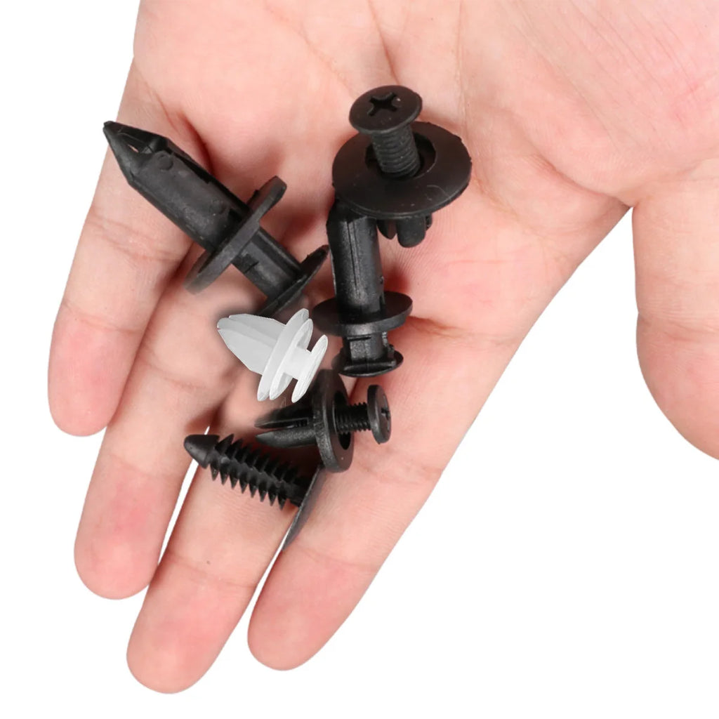 Bumper Retainer Clips Car Plastic Rivets Fasteners Push Retainer Kit