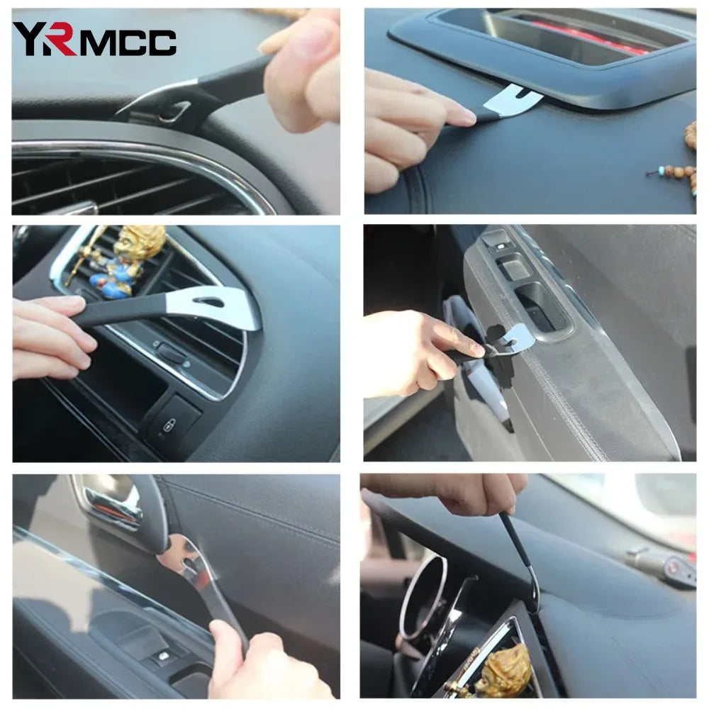 Car Trim Removal Tool Stainless Steel Durable Two-end Trim Removal