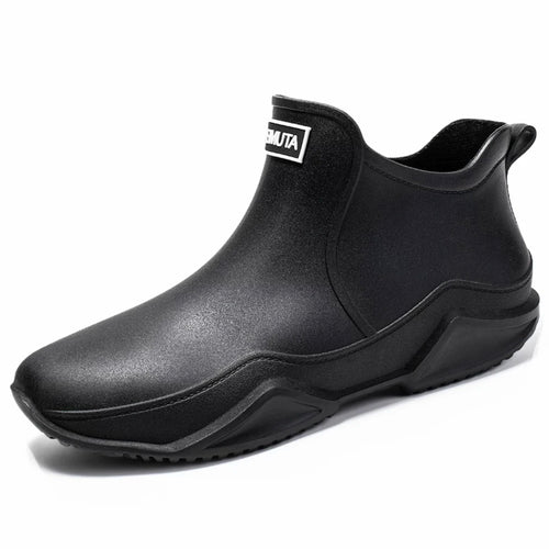 Fashionable Men & Women’s Ankle Rain Boots Anti-Slip Waterproof Shoes