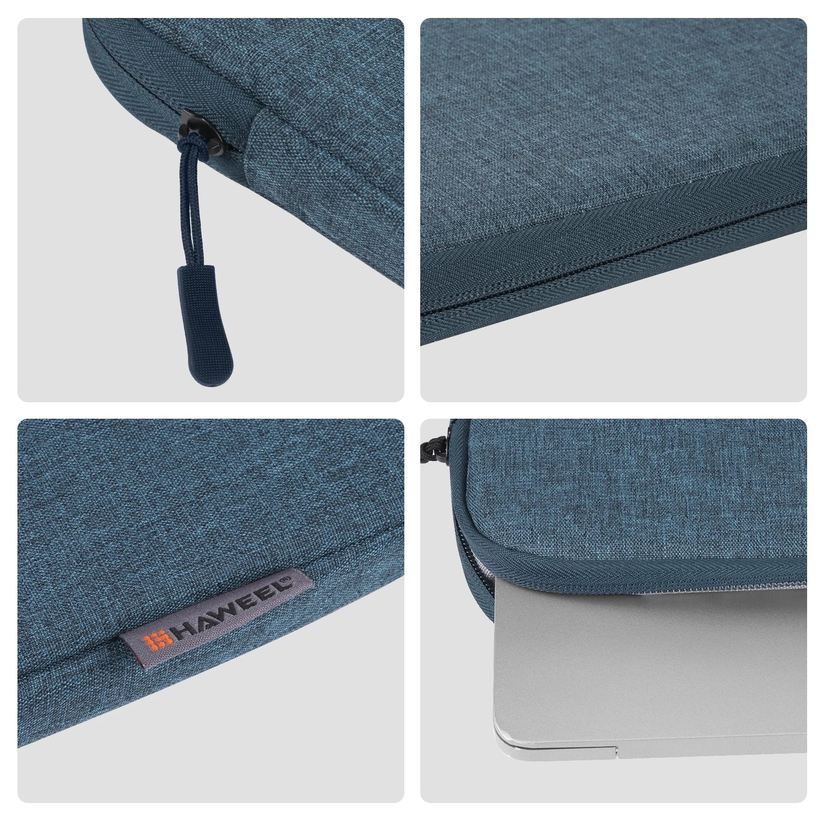 HAWEEL 16 inch Laptop Sleeve Case Zipper Briefcase Bag for 15-16.7