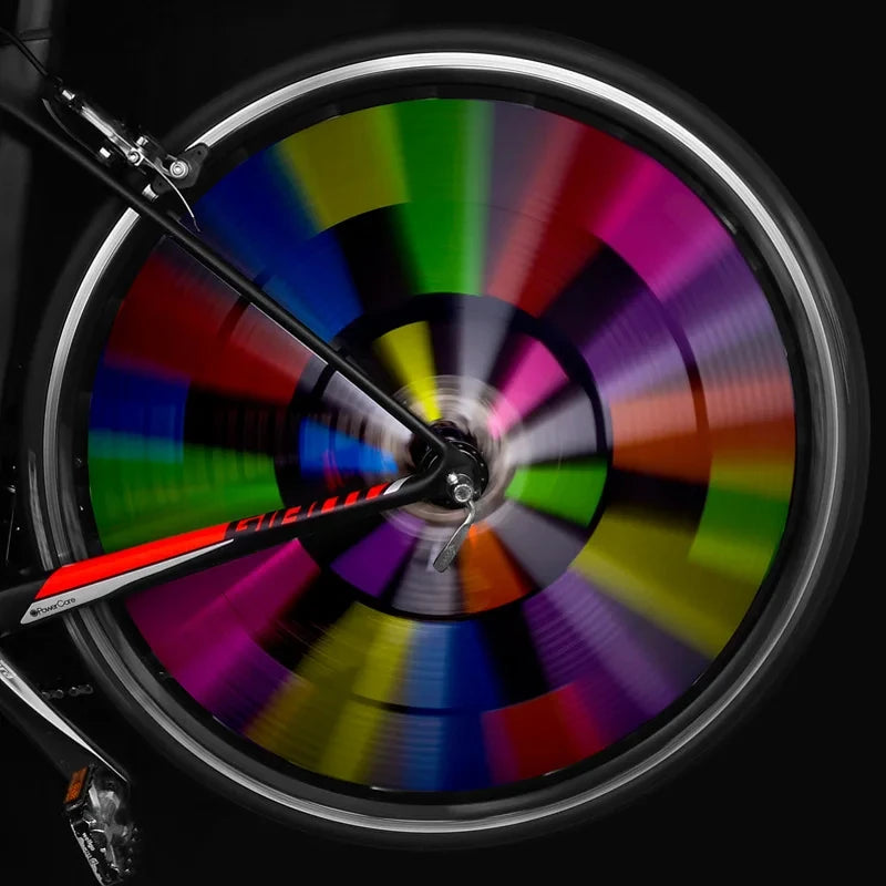 12PCS/Bag Bicycle Wheel Spokes Reflective Sticker Tube Strip Warning