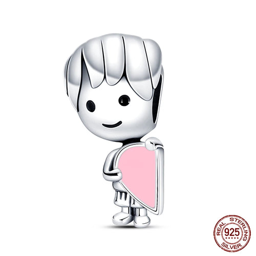 925 Sterling Silver Chameleon Luminous Firefly Butterfly Charms Beads