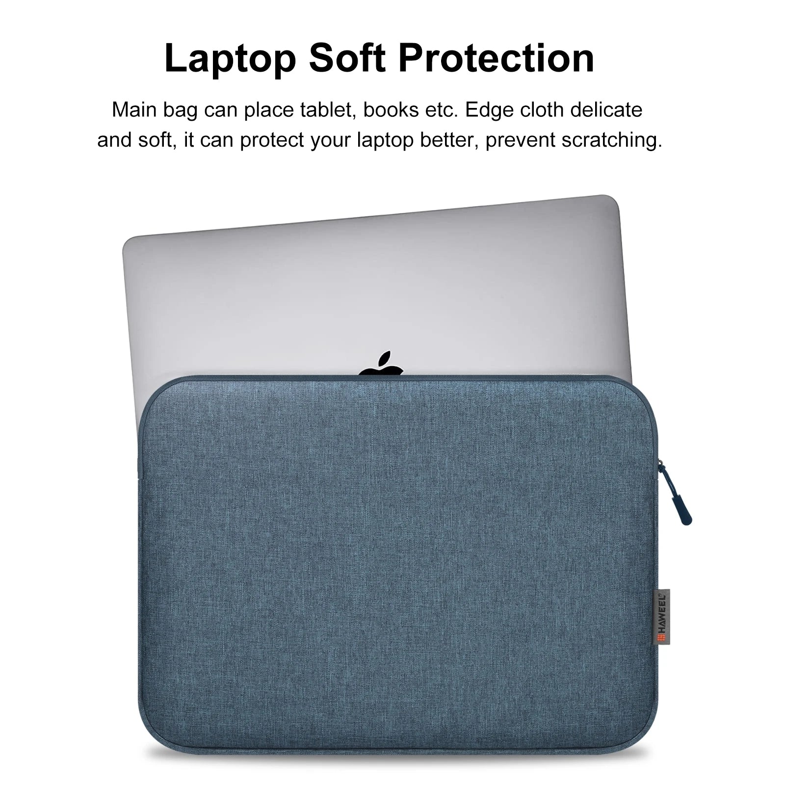 HAWEEL 16 inch Laptop Sleeve Case Zipper Briefcase Bag for 15-16.7
