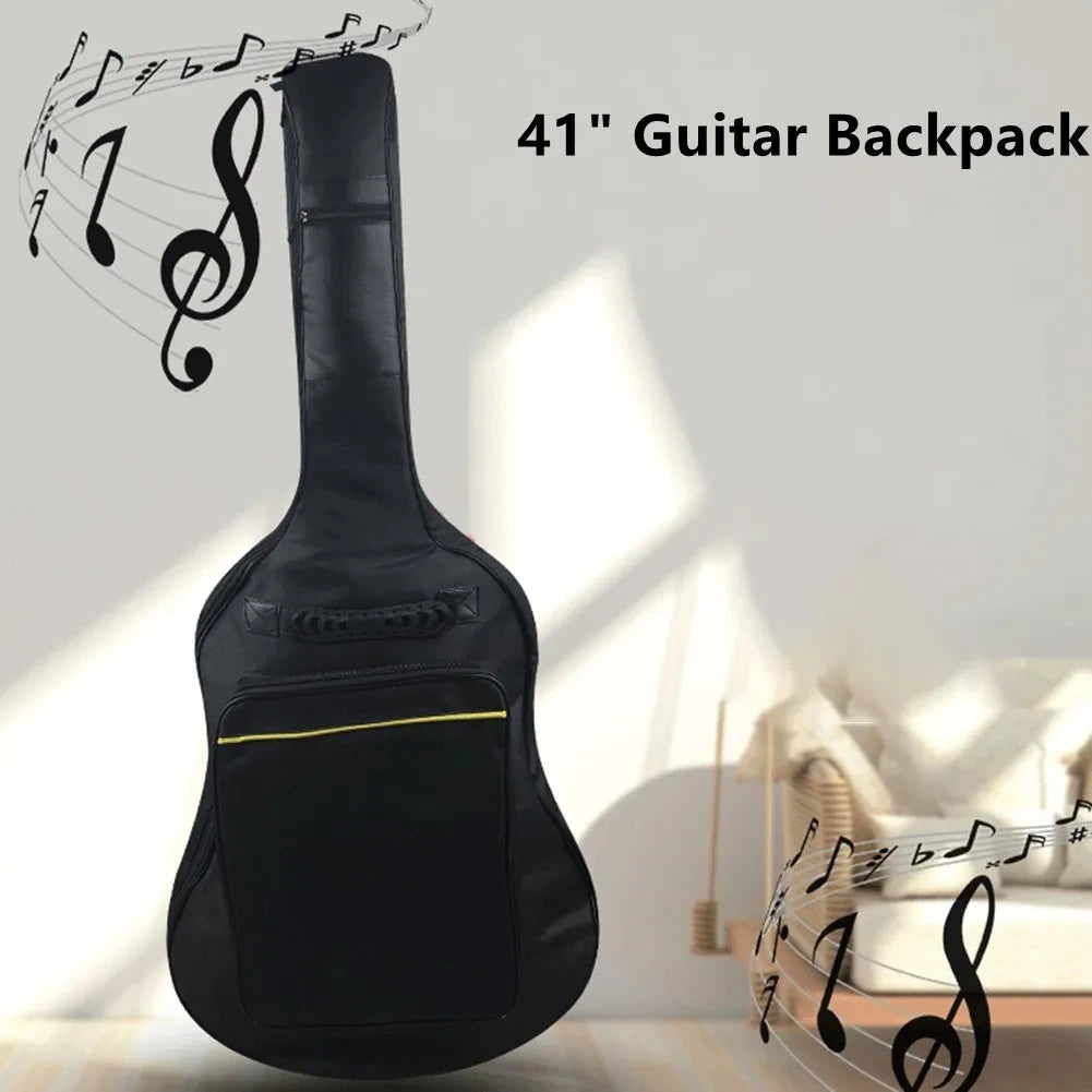 41 Inch Acoustic Guitar Bag Waterproof Rip-stop Oxford Nylon Double