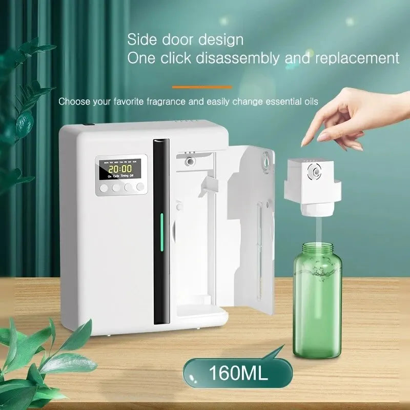160ml Waterless Scent Diffuser Bluetooth Wall-Mounted Fragrance