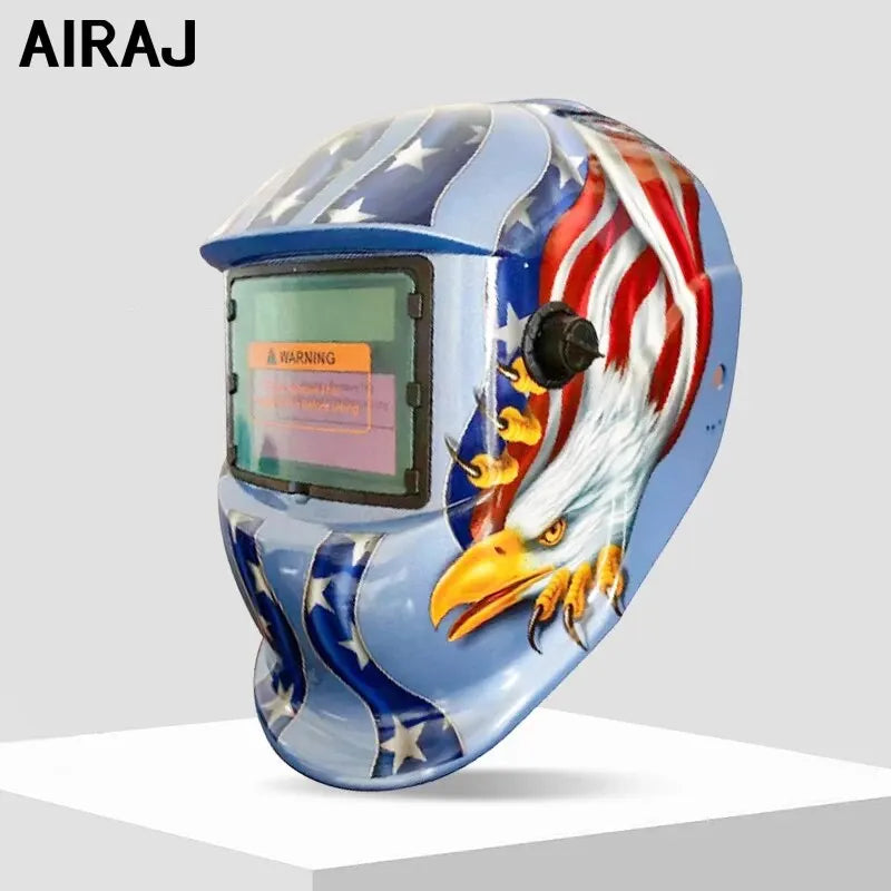 AIRAJWelding Mask Welder Protection Head Worn Solar Automatic Dimming
