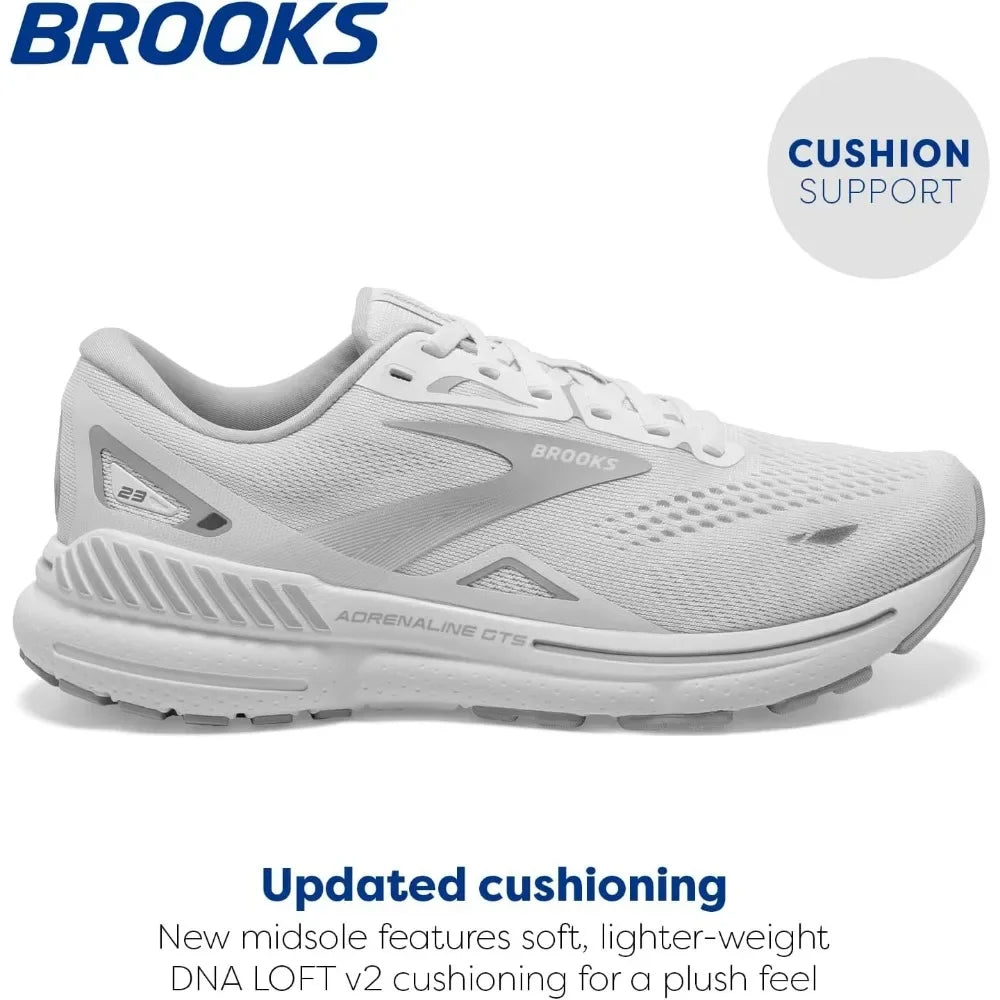 Brooks Men’s Adrenaline GTS 23 Features Breathable Materials For