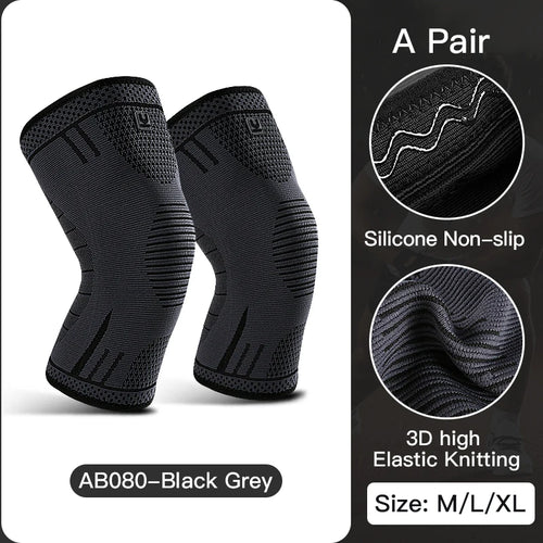 1 Pcs Compression Knee Support Sleeve Elastic Breathable Knee Pads