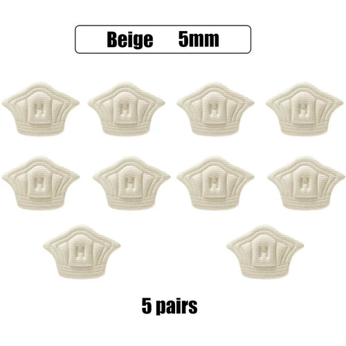 5 Pairs Shoe Pad Foot Heel Cushion Pads Sports Shoes Adjustable