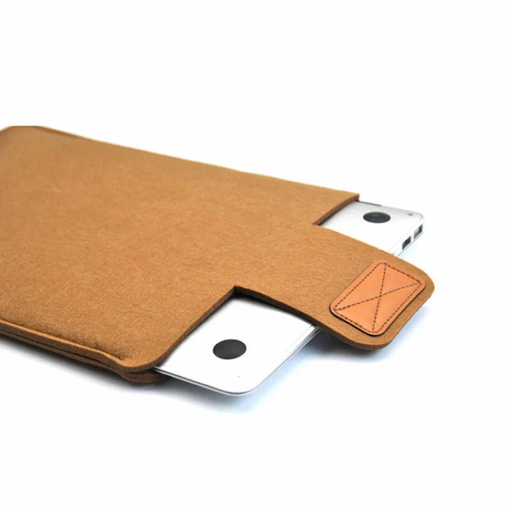 Felt Sleeve Slim Tablet Case Cover Bag for MacBooks Air Pro 11 13 15