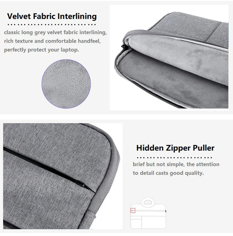 Water-resistant Universal Laptop Bag Sleeve 11 12 13 14 15 15.6 inch