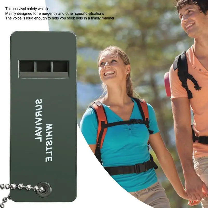 3-Frequency Whistle High Decibel Survival Whistle Outdoor Hiking