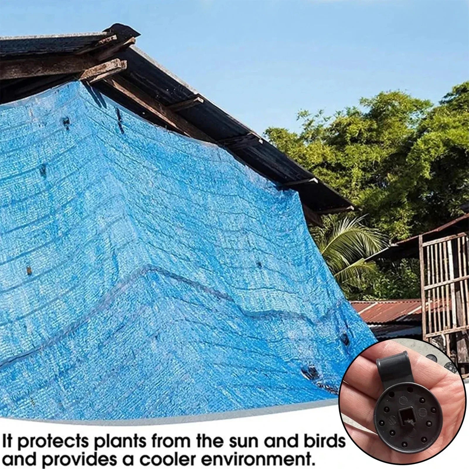 10/20/50100pcs Awning Plastic Clips Outdoor Shade Cloth Net Clip