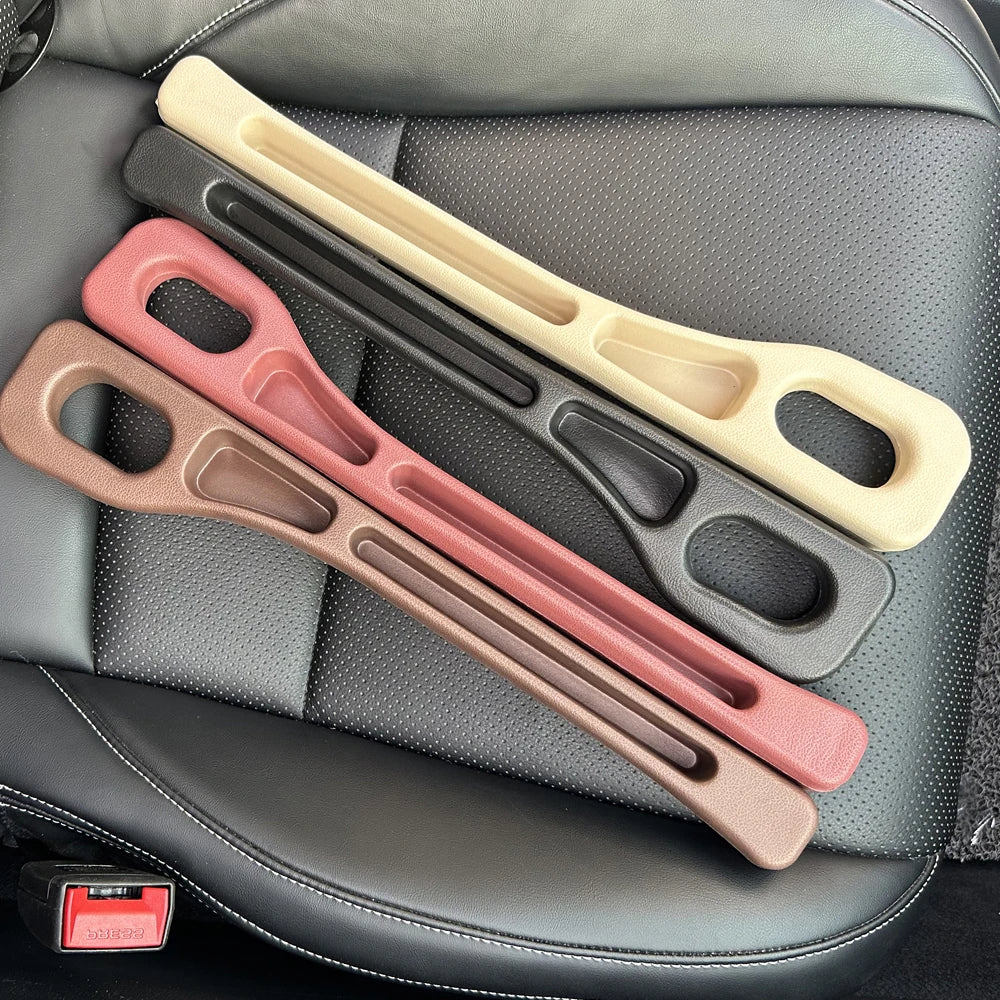 2Pcs Car Seat Gap Filler Seat Crevice Storage Box Bag Between Seats