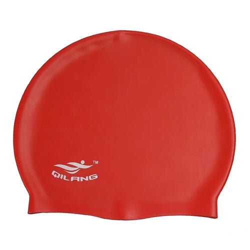 Waterproof Silicone Swim Caps Women Men High Elastic Flexible Protect