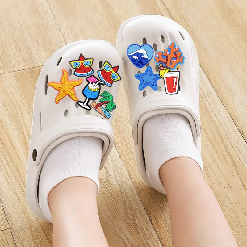 35/30 Pcs Shoe Charms for Crock Clogs Cute Cartoon Shoe Charms Lovely