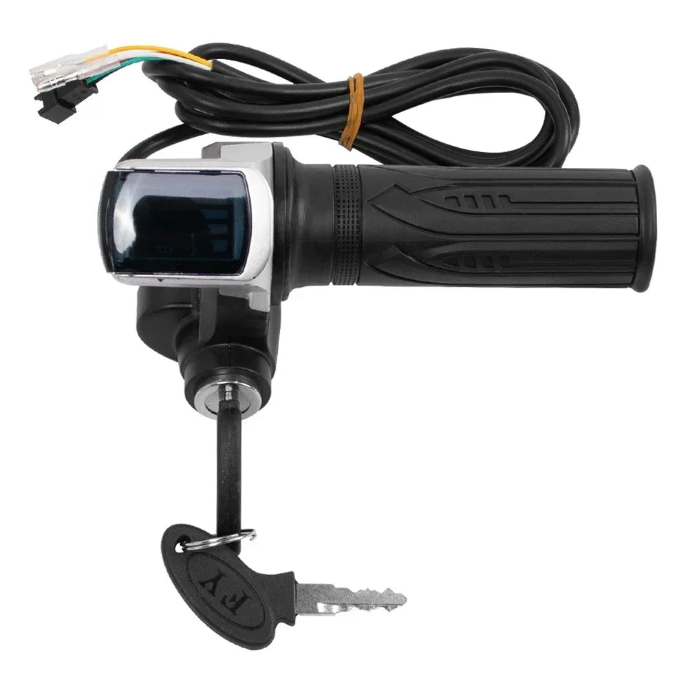 Throttle Grip E-bike Handlebar with Lock Ebike 36V 48V 60V Electric