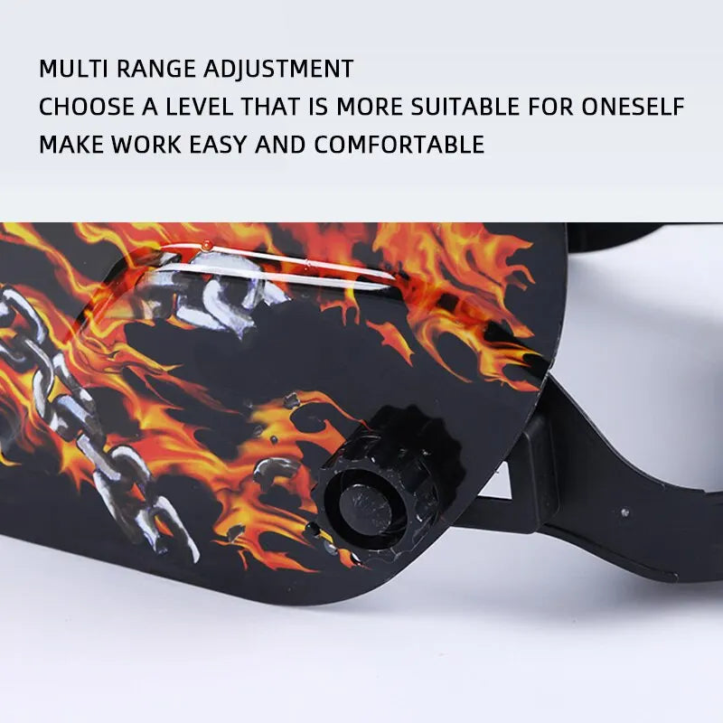 AIRAJWelding Mask Welder Protection Head Worn Solar Automatic Dimming