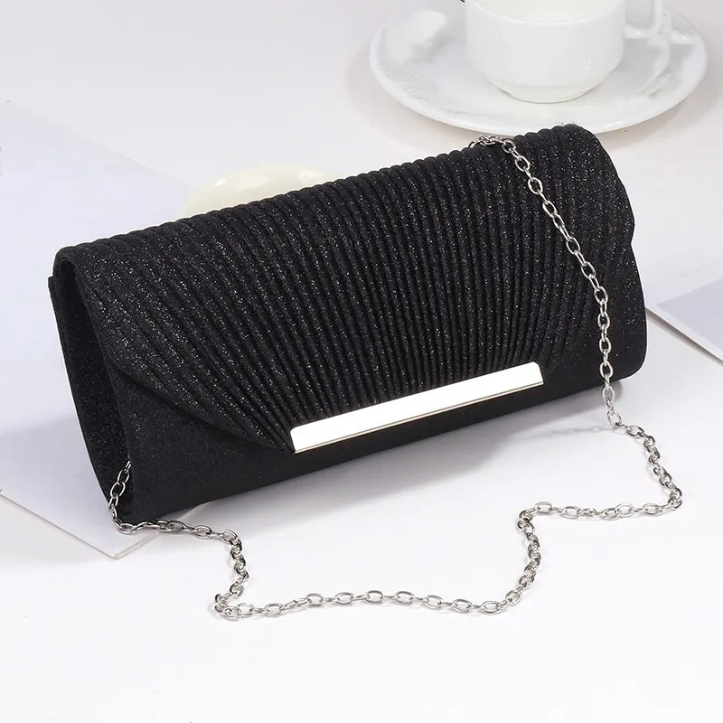 Fashion Elegant Clutch Bag New 2023 Hot Selling Chain Dinner Bag Bride