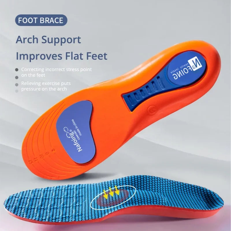 Orthopedic Sports Elasticity Insoles For Shoes Sole Unisex Technology
