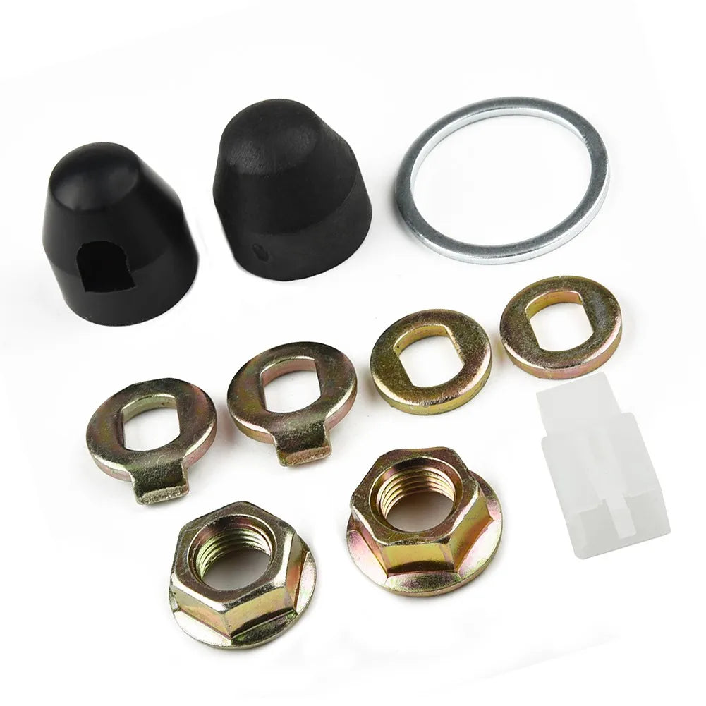 E-Bike Hub Motor Axle M12/M14 Lock Nut & Lock Washer & Spacer & Nut