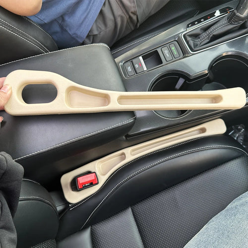 2Pcs Car Seat Gap Filler Seat Crevice Storage Box Bag Between Seats