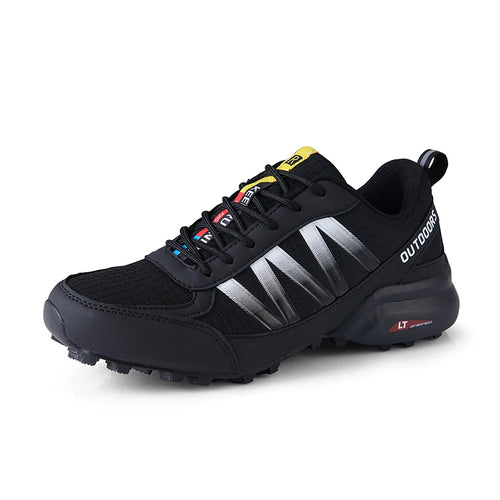 Men‘s Waterproof Hiking Shoes Outdoor Trainers Lace-up Climbing Shoes