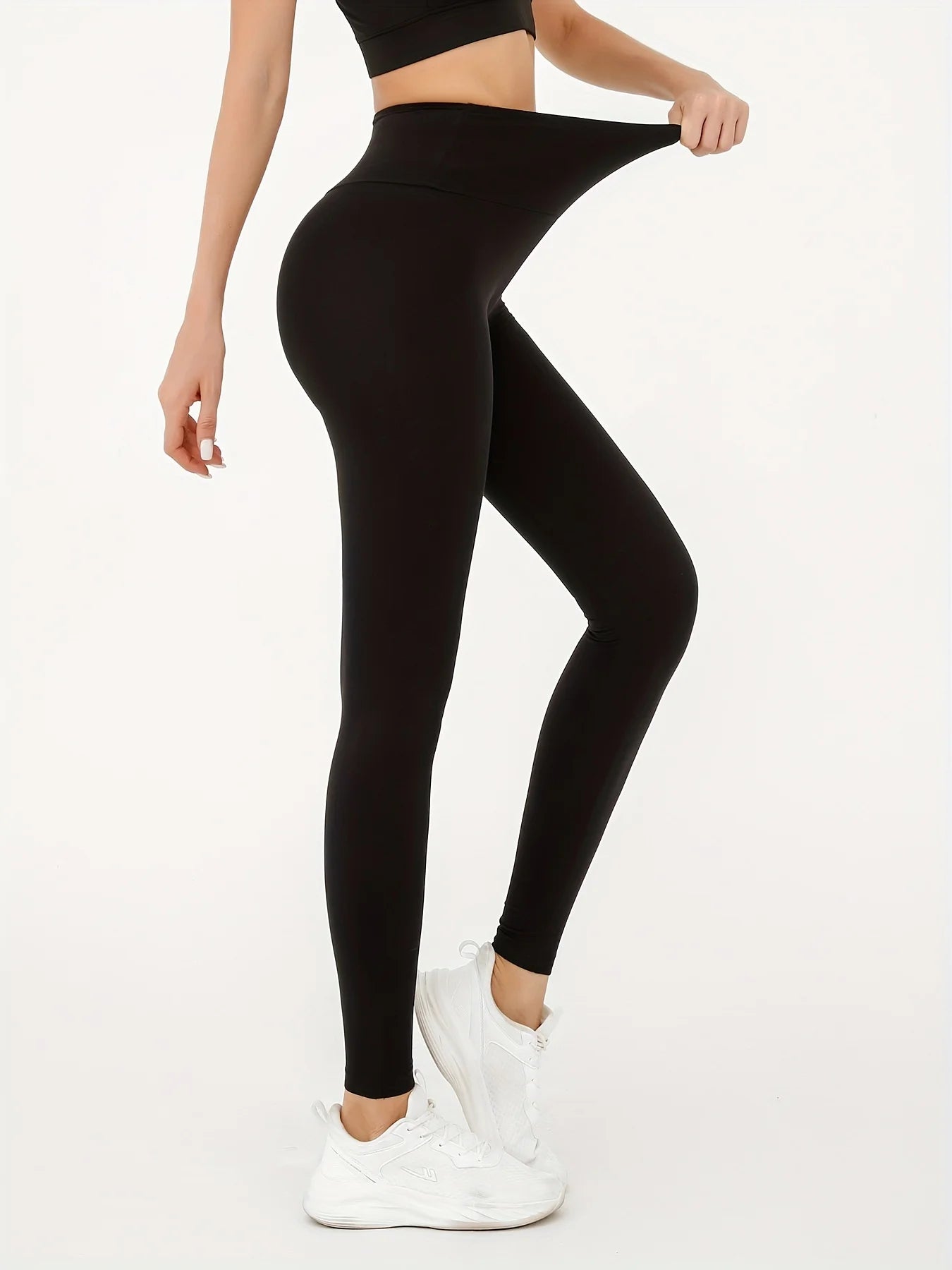 Super Soft Leggings For Women, High Waisted Tummy Control No See
