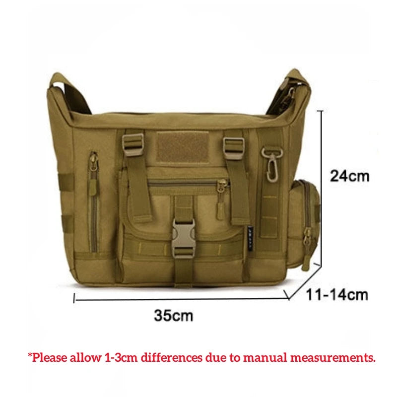 14 Inch Laptop Shoulder Bag Men Sports Bags Man Tactical Single