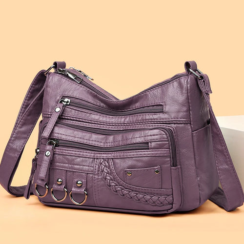Vintage Pu Leather Luxury Purses and Handbags 2023 High Quality