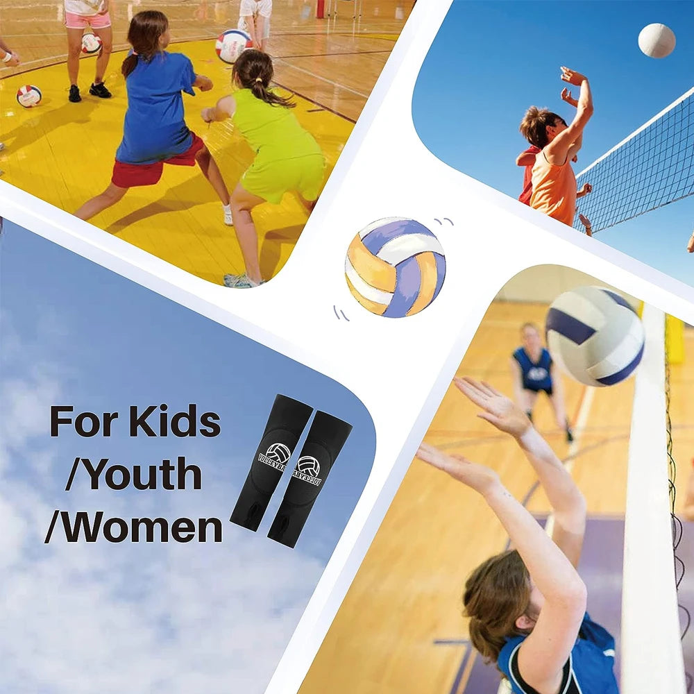 1Pair Volleyball Arm Sleeves Passing Forearm Sleeves with Protection