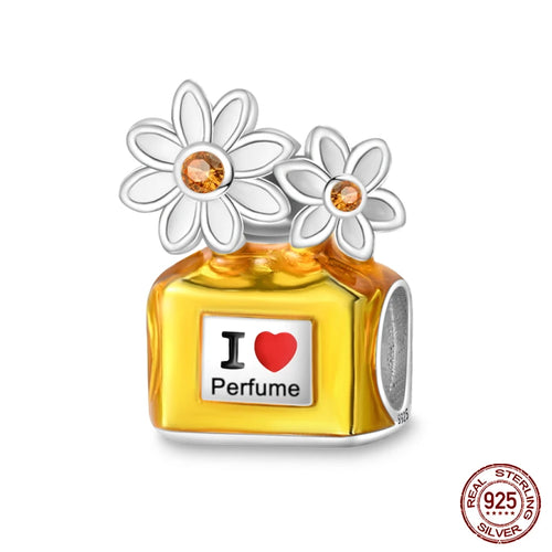 925 Sterling Silver Chameleon Luminous Firefly Butterfly Charms Beads