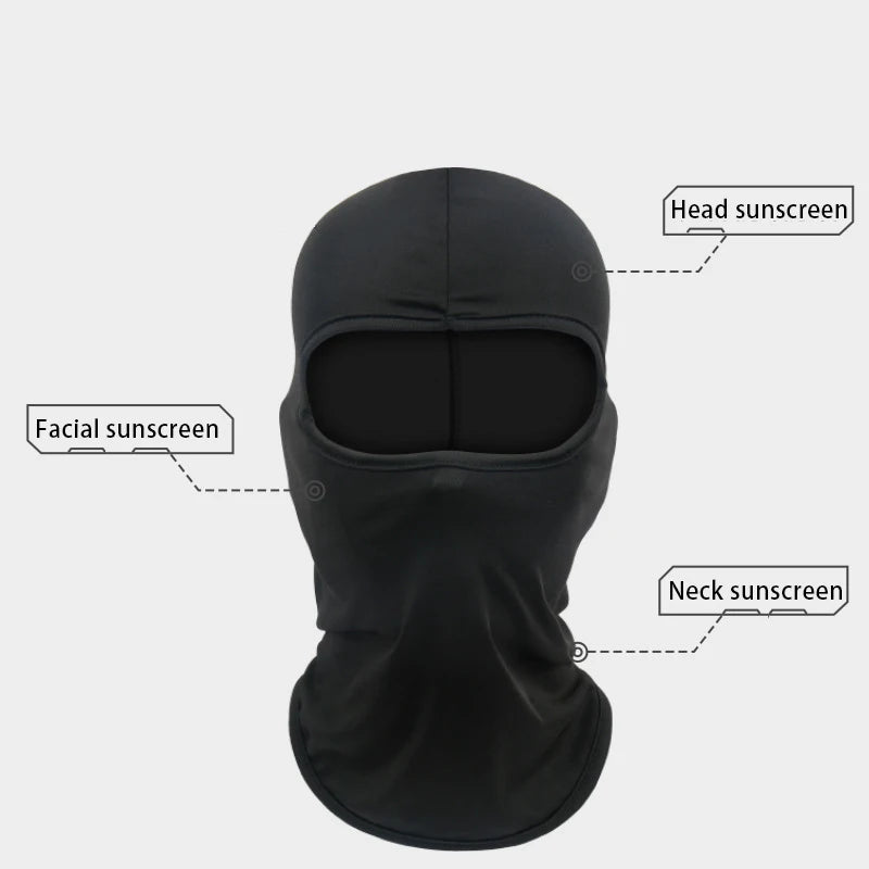 Balaclava Cycling Caps for Men Bicycle Travel Quick Dry Dustproof Face
