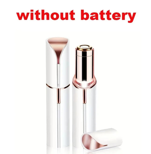 1pc Rechargeable 2-In-1 Eyebrow Razor And Hair Shaver With LED Light -
