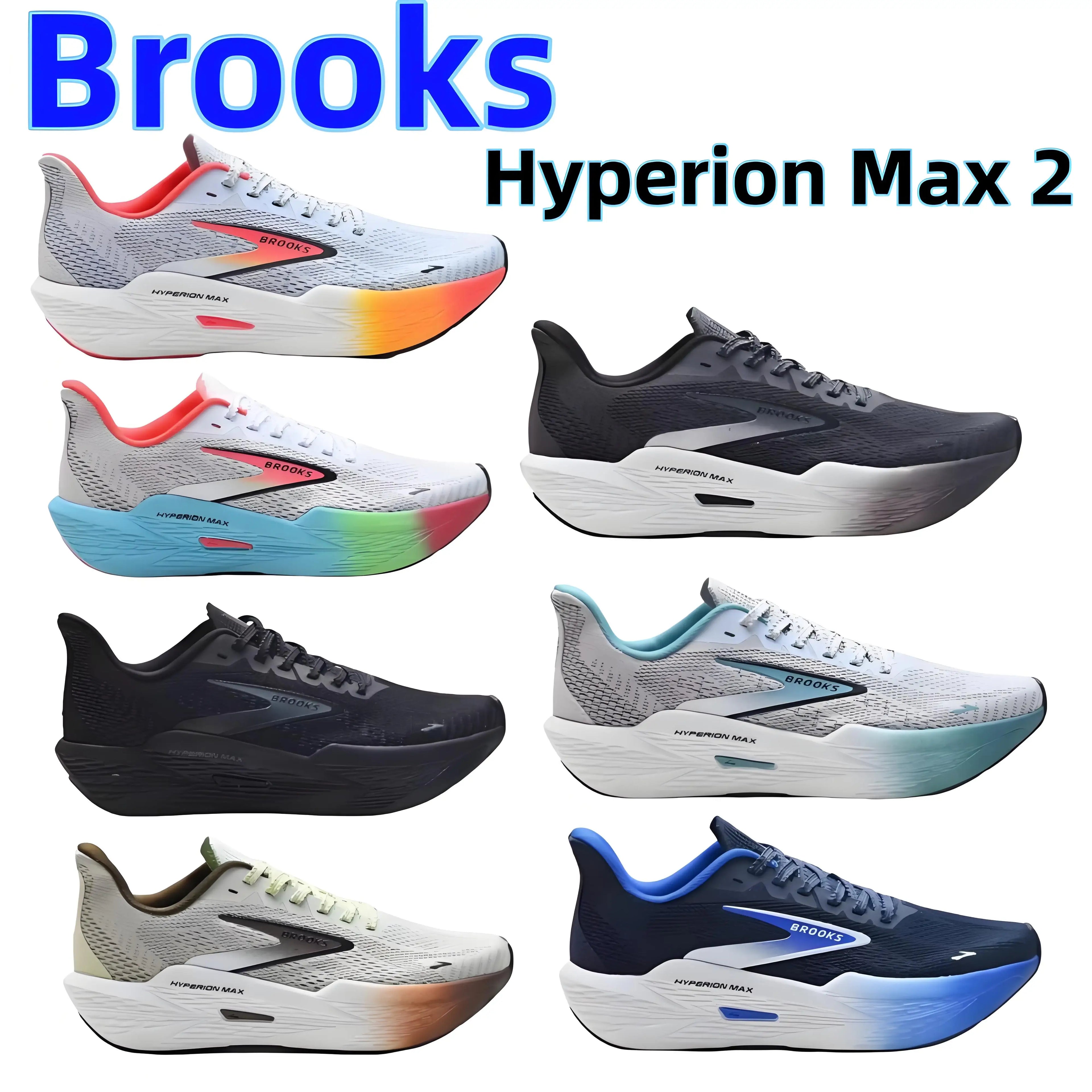 Brooks Men’s Hyperion Max 2 Neutral Provides A Soft And Supportive Fit