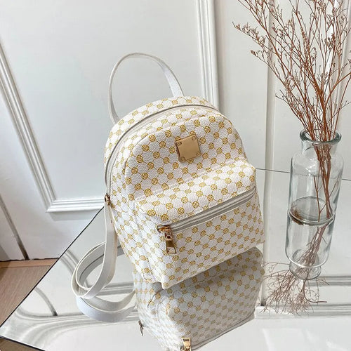 Classic Women Backpack Fashion School Bags Female Daily Shopping Girl