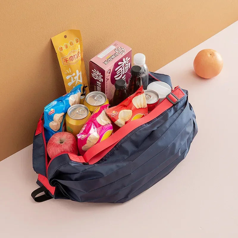 Women Shopper Bag Japanese Large Folding Tote Bag Travel Organizer Eco