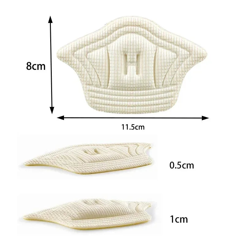 6Pcs Heel Insoles for Feet Patch Heel Pads for Sports Shoes Adjustable