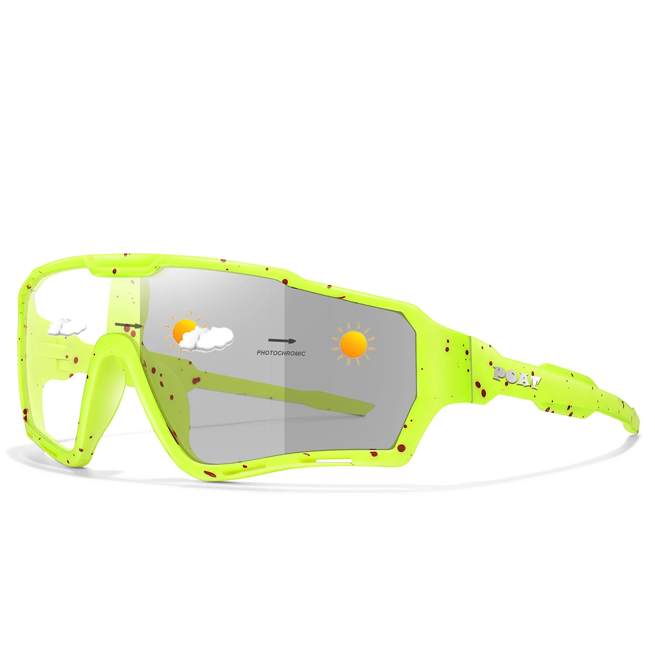 POAT Brand Men Women MTB Bike Bicycle Photochromic Eyewear Cycling