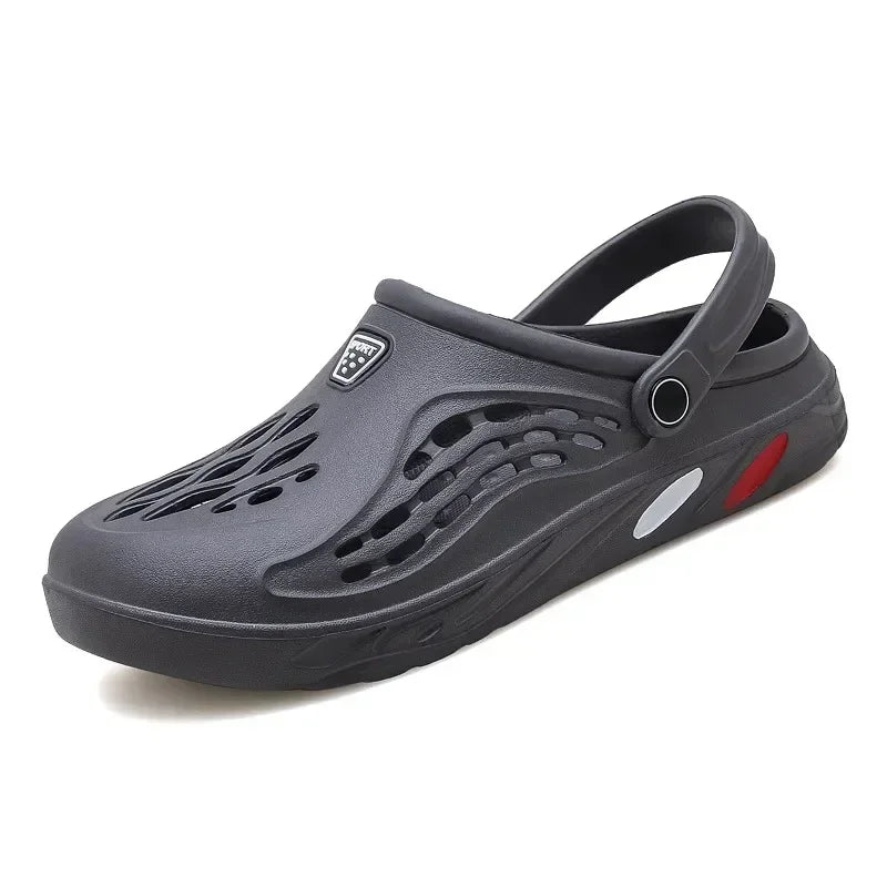Summer Men Sandals Light EVA Mens Casual Shoes Hole Shoes Clogs Lovers